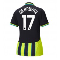 Echipament fotbal Manchester City Kevin De Bruyne #17 Tricou Deplasare 2024-25 pentru femei maneca scurta